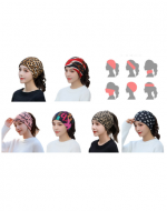 Bandanas Plush de Mujer Modelos Surtidos x 12 Unds. Medida: 25 x 34 cm aprox.