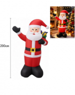 Muñeco Viejo Pascuero Inflable Color Único x 1 Und. Medida: 200 cm aprox.