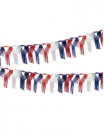 Guirnalda de Papel Fiestas Patrias x 12 Unds. Medidas: 2 Metros aprox.