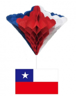 Colgante de Papel Fiestas Patrias x 12 Unds. Medida: 60 cm Aprox.