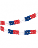 Guirnalda de Papel Fiestas Patrias x 12 Unds. Medidas: 2 Metros Aprox