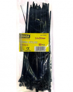 12 Bolsas de Amarra Plástica.( 1 Bolsa Trae 50 PCS ) Medidas: 3.6 x 250 MM aprox