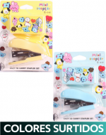 6 Set de Mini Corchetera Monito.(Cada Set Trae 2 PCS)