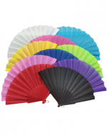 Abanico Liso Colores Surtidos x 24 Unds.