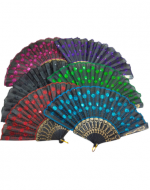 Abanico Pagables con Lentejuelas Colores Surtidos x 24 Unds.