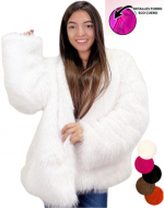 Abrigo de Piel para Dama x 15 Unds.Talla: S / M - L /XL