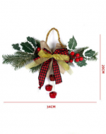 Adorno Colgante Navideño Decorativo x 4 Unds. Medidas : 34 x 20 cm aprox.