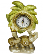 Adorno Elefante con Reloj x 4 Unds.