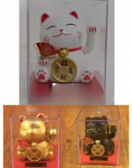 Adorno Gato de la Suerte Modelos Surtidos x 6 Unds.Medida: 7 cm aprox