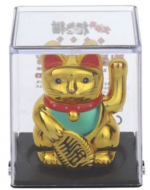 Adorno Gato de la Suerte x 4 Unds.Medida:5 x 4 cm aprox.