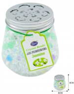 Aromatizantes Bolas de Gel Perfumado con Tapa de Aluminio x 12 Unds. Medida: 8 x 8 cm aprox.