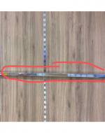 Barra Metálica Lisa con Fijación a la Pared x 1 Und. Medida: 3 metros aprox