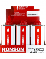 Bencina Blanca Ronson x 4 Unds. Medida: 133 ml aprox.