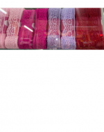 Blonda para Costura Colores Surtidos x 4 Unds.Medida: 4cm aprox x 10 Metros.