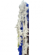 Boas de Pluma Color Blanco x 4 Unds: Medida: 1.80  Metros aprox.