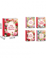 Bolsa de Regalo "Feliz Día de Las Madres" x 12 Unds. Medida: 40 x 12 x 30 cm aprox.