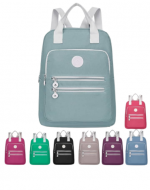Mochila Impermeable Colores Surtidos x 12Unds. Medidas: 30 x 12 x 35 cm aprox