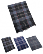 Bufanda de Hombre Escoces Colores Surtidos x 12 Unds. Medida: 180 x 32 cm aprox.