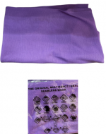 Bandanas de Poliéster Color Morado x 24 Unds. Talla: Estándar.