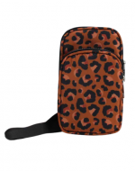 Bandolera Doble Cierre Animal Print x 12 Unds.