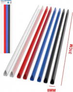 12 Set de Barra Deslizante de Carpeta A4 (1 Set Trae: 8 PCS) Medida : 8 MM