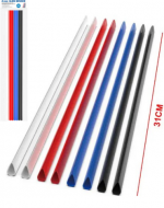 12 Set de Barra Deslizante de Carpeta A4 (1 Set Trae: 8 PCS) Medida : 15 MM