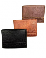 Billetera de Hombre Eco Cuero Colores Surtidos x 12 Unds.Medida: 8.5x 11.5 cm aprox.