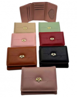 Billetera de Mujer Colores Surtidos x 12 Unds.Medida: 11 x 9 cm aprox.