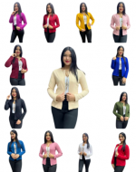 Blazer de Mujer Sofia x 4 Unds. Talla: M - L - XL - XXL