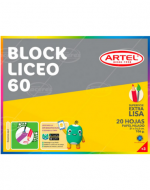 Block De Dibujo Liceo 60 20 Hojas de 106 g ARTEL x 12 Unds.