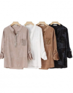 Blusa de Dama Colores Surtidos x 12 Unds.Talla: S  - M - L