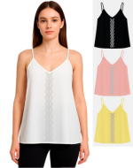 Blusa de Dama Colores Surtidos x 12 Unds.Talla: S - M - L