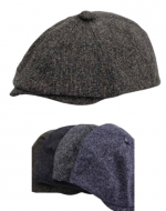 Boinas Hombres Hattera Escocés M x 12 Unds.