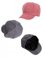 Boinas Mujer 6 Paneles Canvas x 12 Unds.