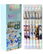 4 Set Bolígrafos Tinta Gel 0.5 MM Diseño Astronauta (1 Set Trae: 12 PCS)