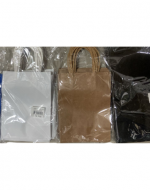 Bolsa de Papel (Elegir Color) x 12 Unds. Medida:16 x 8 x 21 cm aprox.