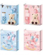 Bolsa de Regalo Baby Shower Modelos Surtidos x 12 Unds. Medida: 50 x 20 x 70 cm aprox.