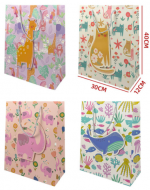 Bolsa de Regalo Animales 3D x 12 Unds. Medida: 30 x 40 x 12 cm aprox.