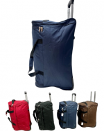 Bolso con Ruedas Colores Surtidos x 12 Unds. Medidas:65 x 60 x 35 cm aprox