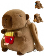 Bolso Peluche Capibara Infantil x 6 Unds.Medidas: 23 x 15 x 27 cm aprox.