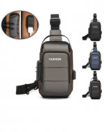 Bolso  Antirrobo con Puerto USB x 12 Unds.Medida: 14 x 10 x 24 cm aprox.