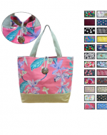 Bolso de Verano con Botón y Diseño x 12 Unds. Medida: 45 x 12 x 36 cm aprox.