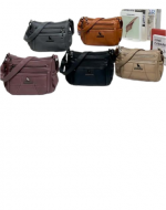 Bolso de Dama Eco Cuero x 6 Unds. Medidas: 25 x 10 x 20 cm aprox.