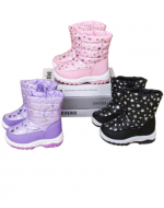 Botas Impermeable con Chiporro Colores Surtidos x 24 Pares.Talla: 20 al 25