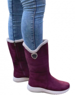 Botas de Gamuza para Mujer Color Único x 8 Pares. Talla: 35 al 40