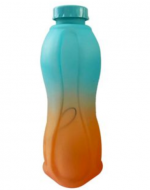 Botella de Agua Bicolor Colores Surtidos x 6 Unds. Medida:600 ML aprox.