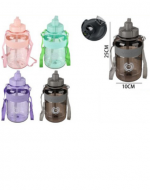 Botella de Agua 1500 ML Colores Surtidos x 6 Unds. Medida: 25 x 10 cm aprox.