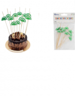 12 Set de Brochetas Decorativas Fruta .Medida: 12 cm aprox (1 Set Trae : 12 PCS )
