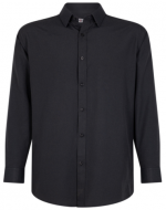 Camisa Oxford Manga Larga Color Negro (Elegir Talla) x 10 Unds. Talla: S - M - L - XL - XXXL