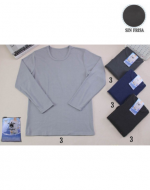 Camiseta de Hombre Cuello Redondo Sin Frisa Colores Surtidos x 12 Unds. Talla: XL/2XL - 3XL/4XL - 5XL/6XL